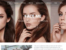 Tablet Screenshot of facememakeup.com